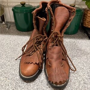 Vintage Laredo Brown Women’s Leather Boots 7.5